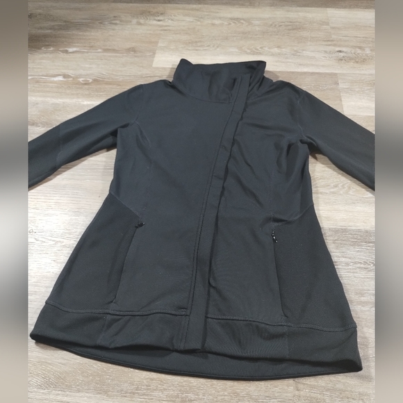 Gap BodyFit Long sleeve Athletic Jacket Black zip up - Picture 6 of 16